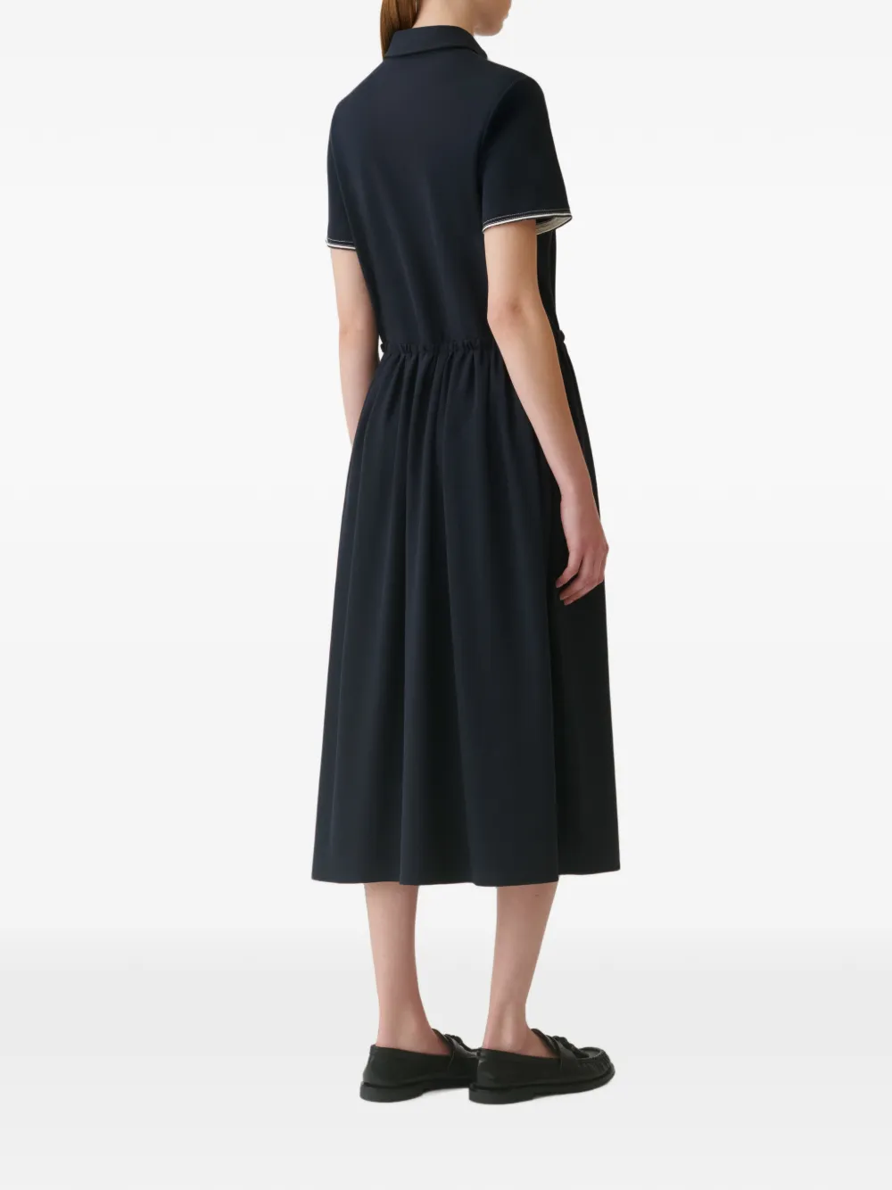 Fabiana Filippi Midi-polojurk met trekkoordtaille Blauw
