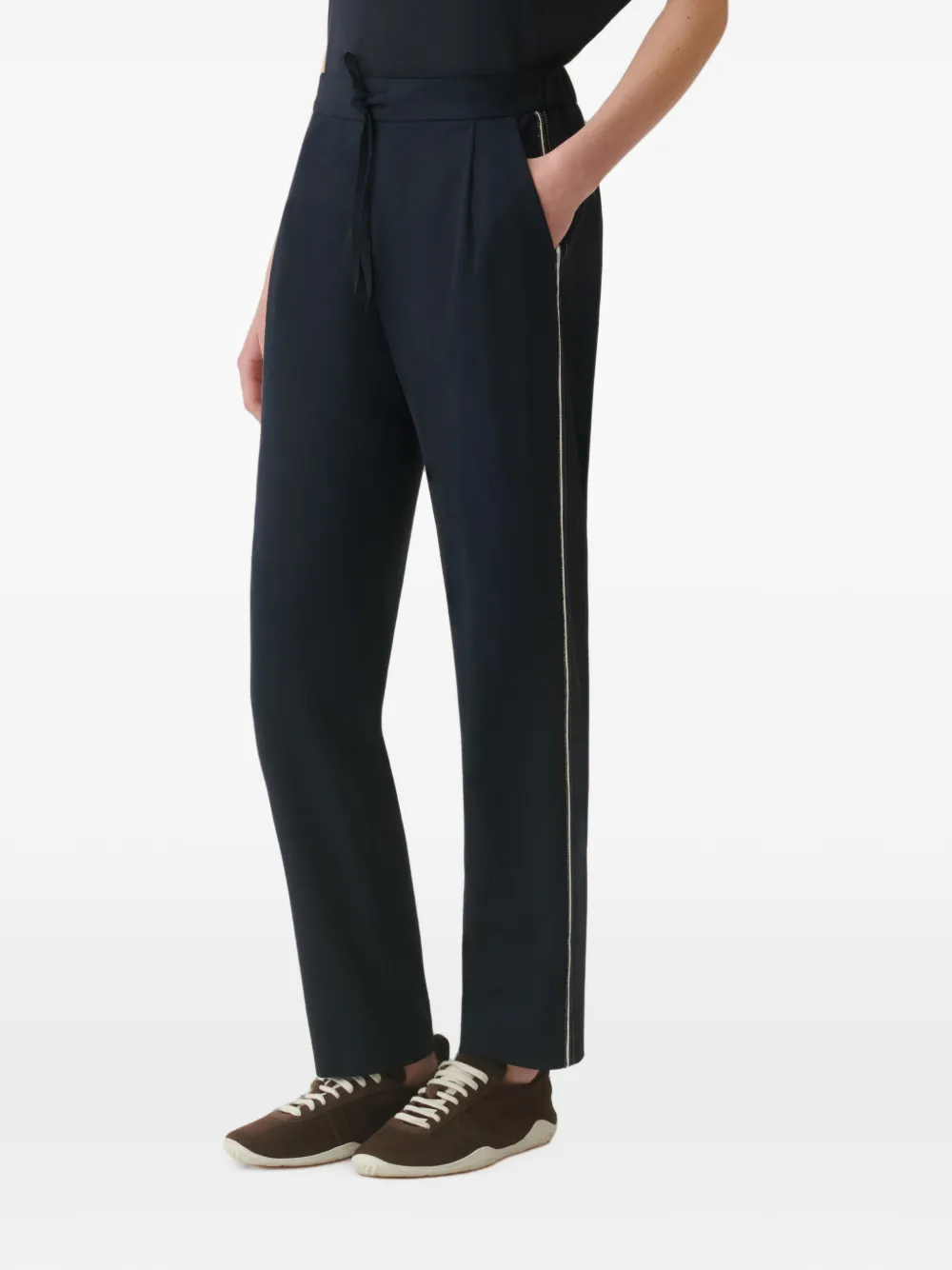 Fabiana Filippi Broek met zijstreep Blauw