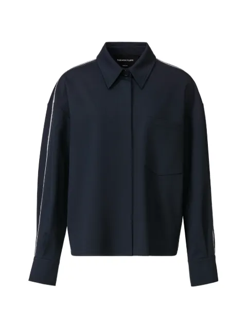 Fabiana Filippi bead-embellished drop-shoulder jacket