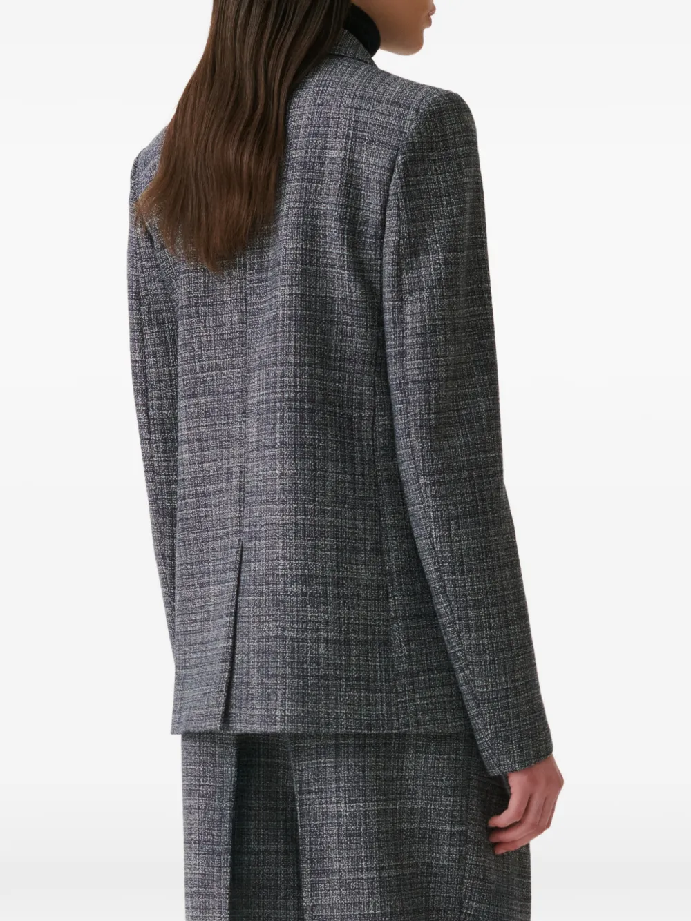 Fabiana Filippi Blazer met enkele rij knopen Blauw