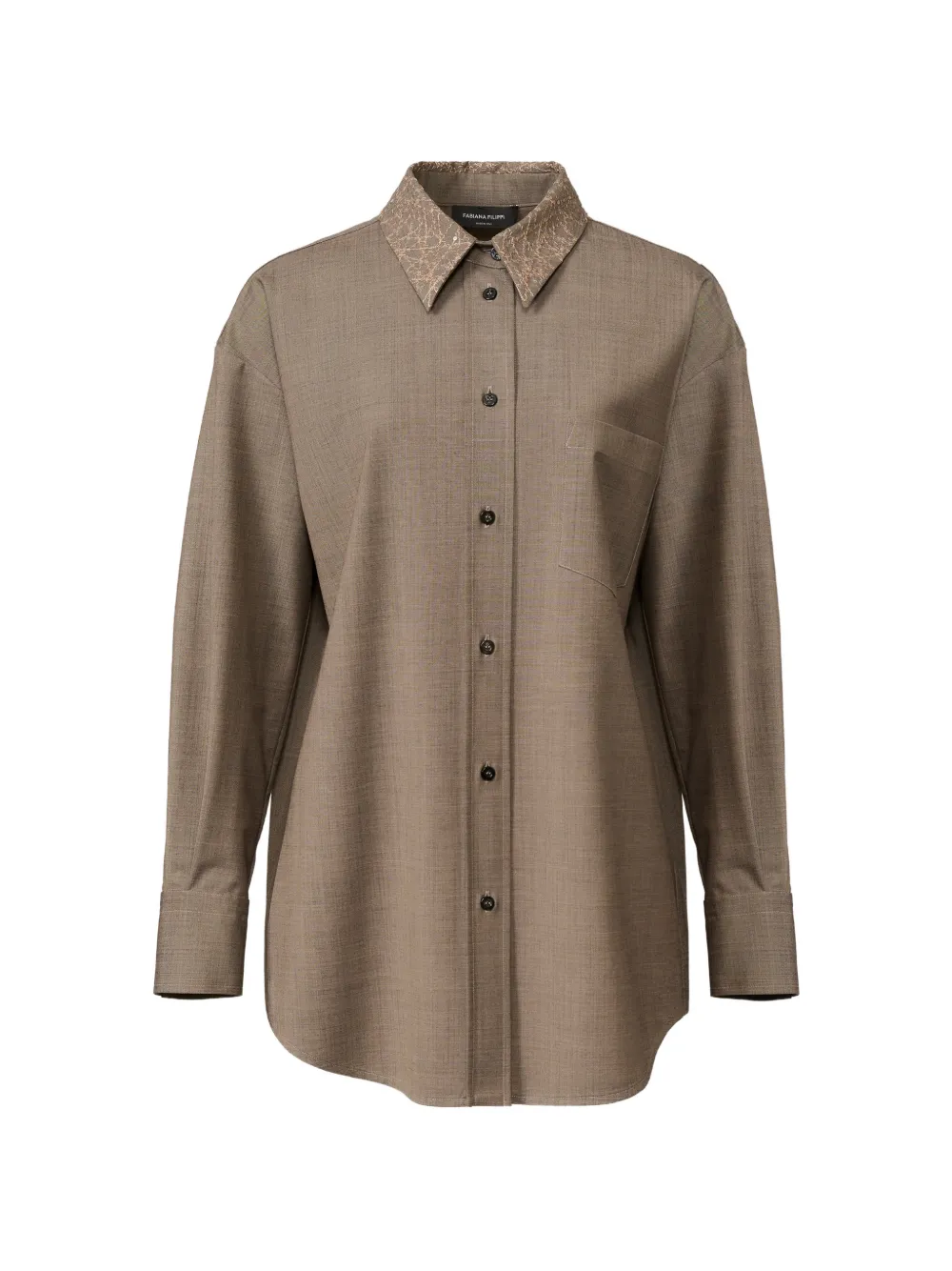 Fabiana Filippi sequin-embellished shirt - Tons neutres Fabiana Filippi sequin-embellished shirt - Tons neutres