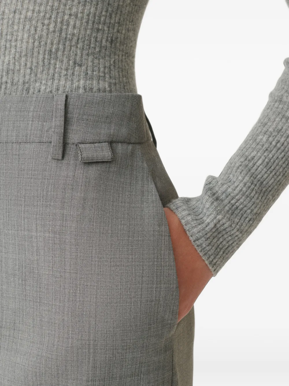 Fabiana Filippi Rok met split Grijs