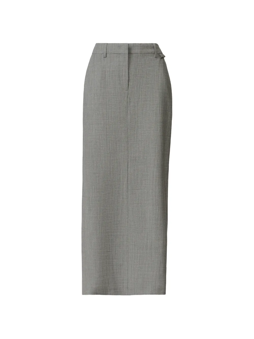 Fabiana Filippi rear-slit skirt - Gris Fabiana Filippi rear-slit skirt - Gris