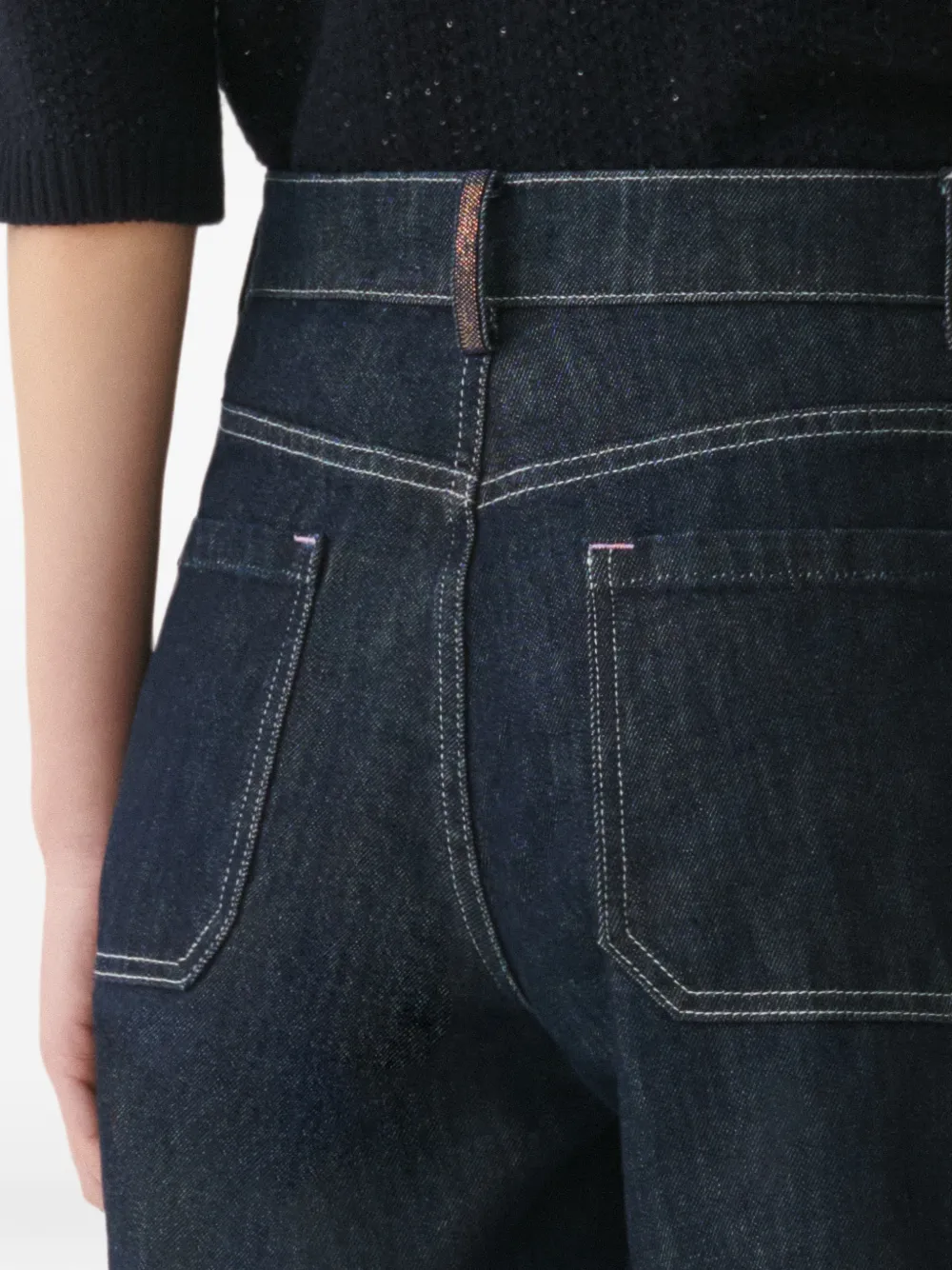 Fabiana Filippi Jeans met wijde pijpen Blauw