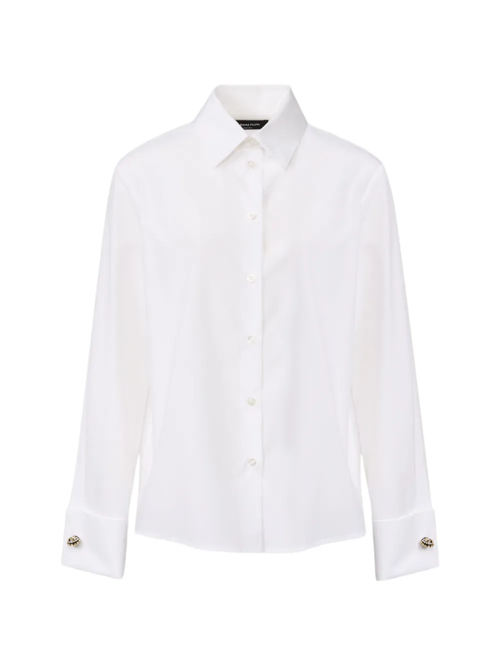 Fabiana Filippi long-sleeve shirt - White