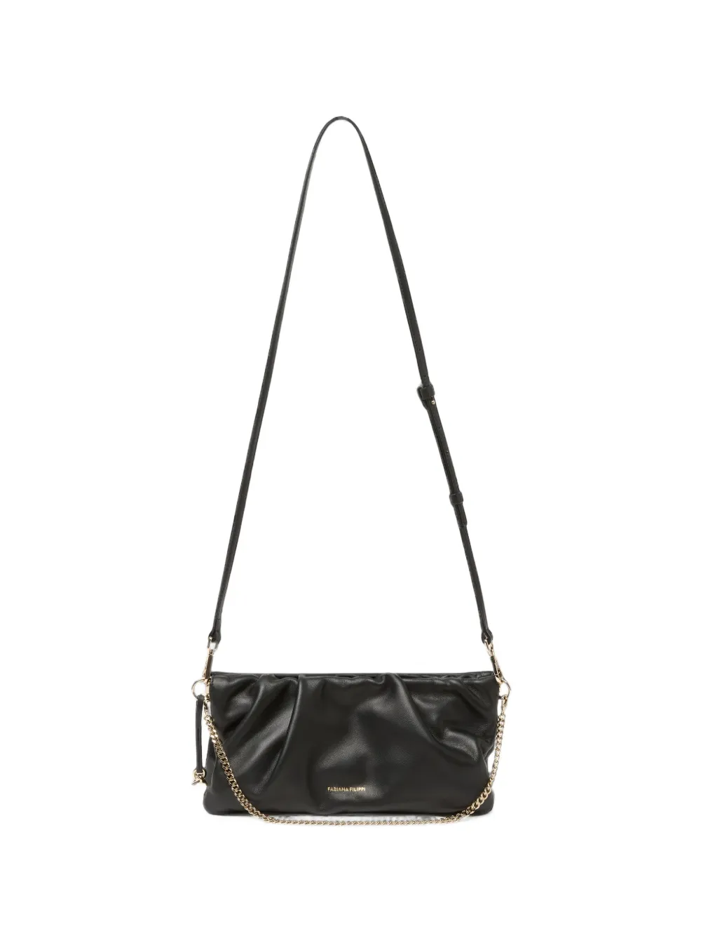 Fabiana Filippi ruched chain-link shoulder bag