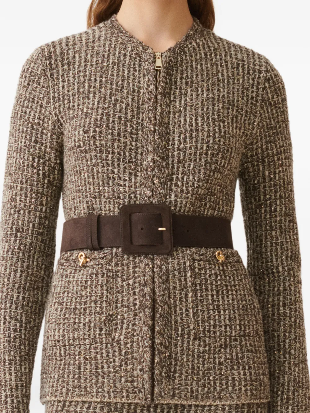 Fabiana Filippi Suède riem Bruin