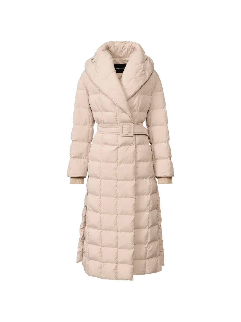 Fabiana Filippi quilted belted coat - Toni neutri