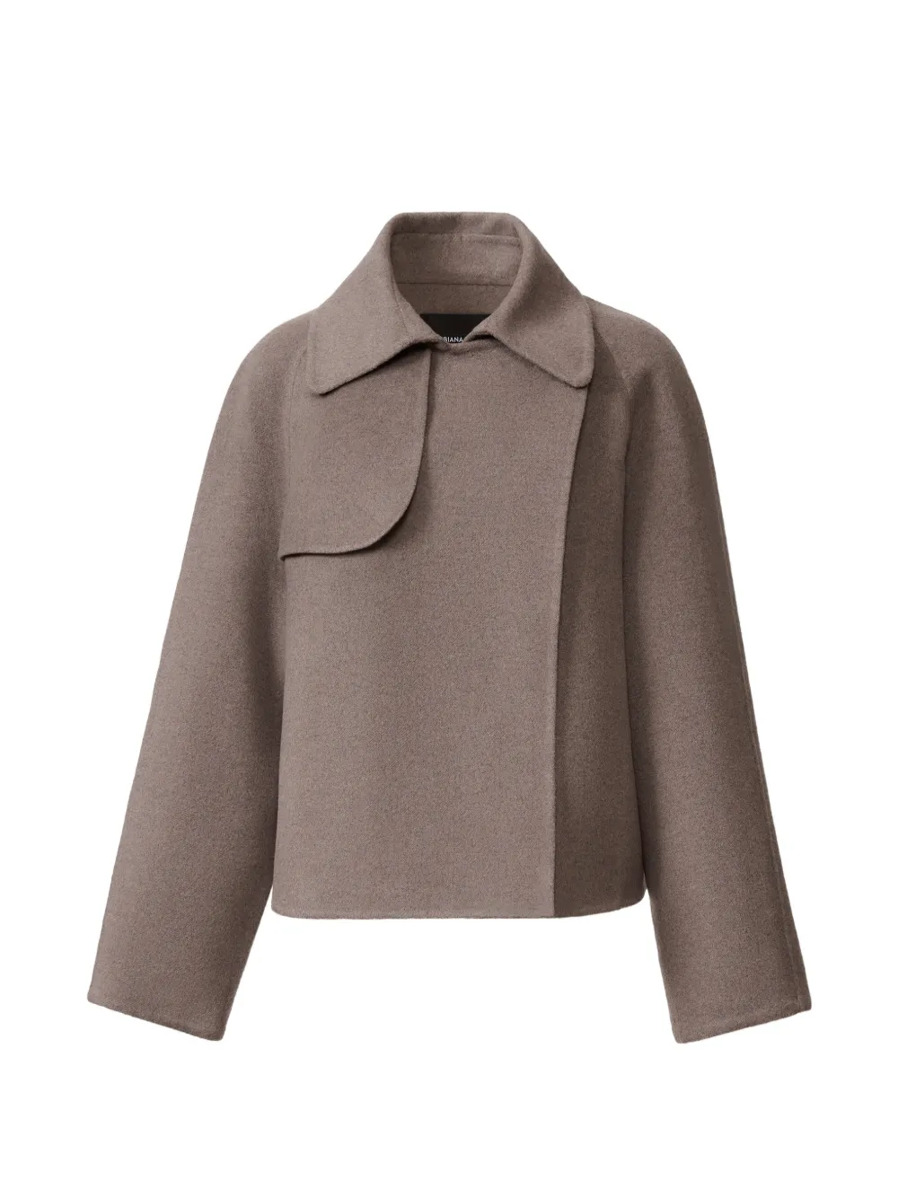 Fabiana Filippi storm-flap cropped coat - Marrone