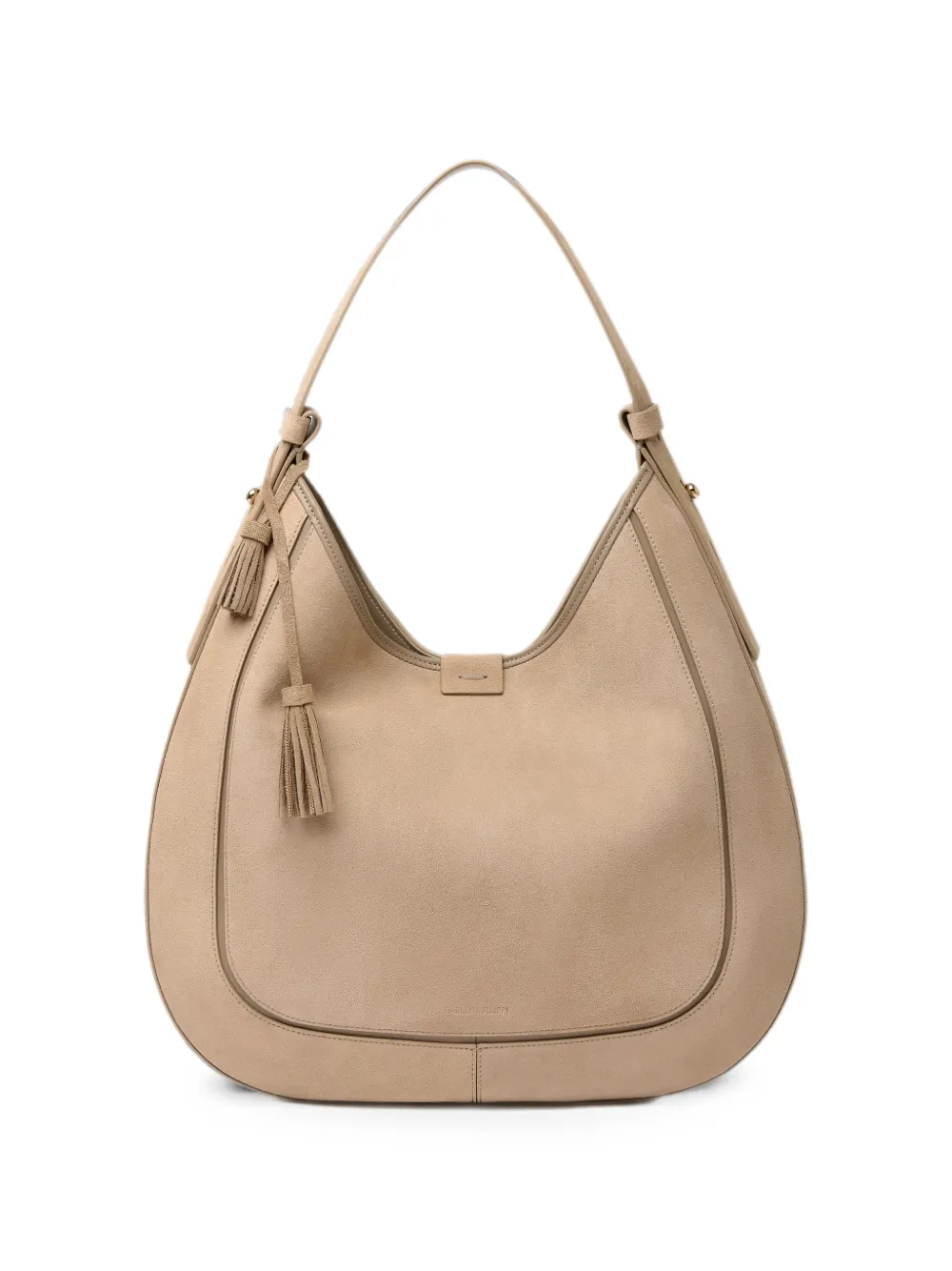 Fabiana Filippi tassel-detail shoulder bag - Nude