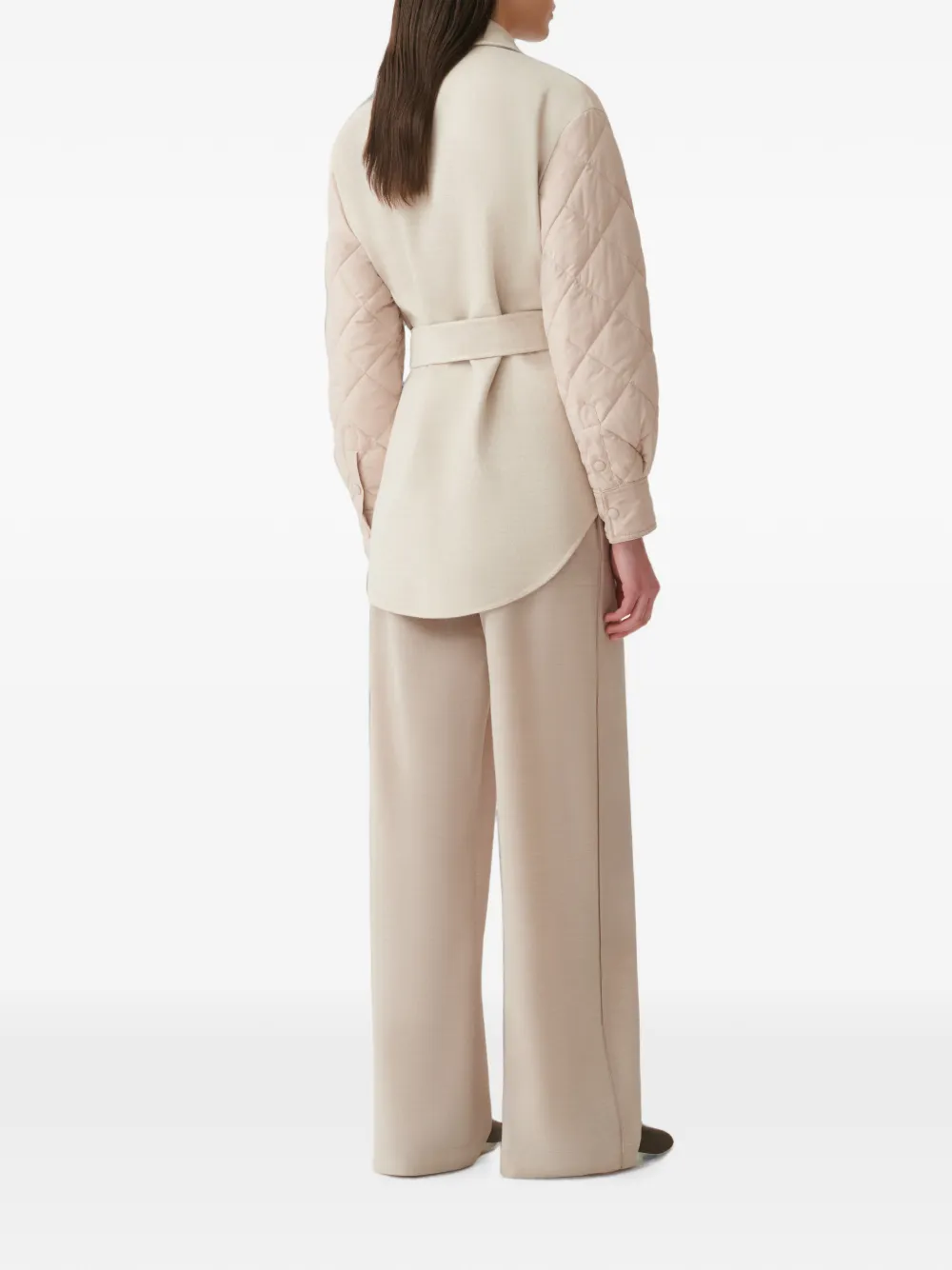 Fabiana Filippi Gewatteerd jack Beige
