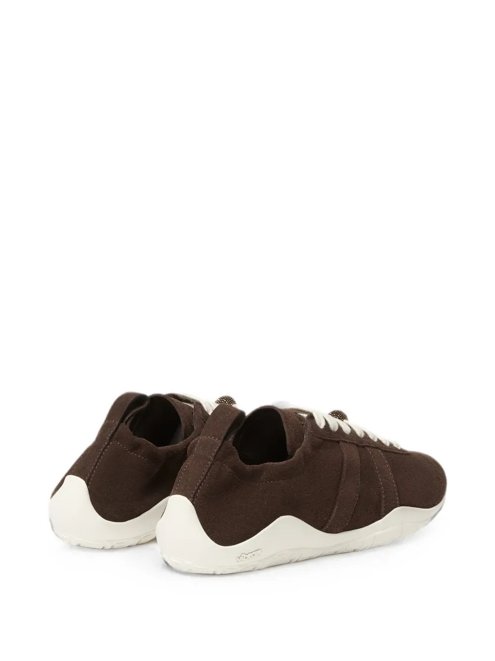 Fabiana Filippi suede bead-embellished sneakers Bruin