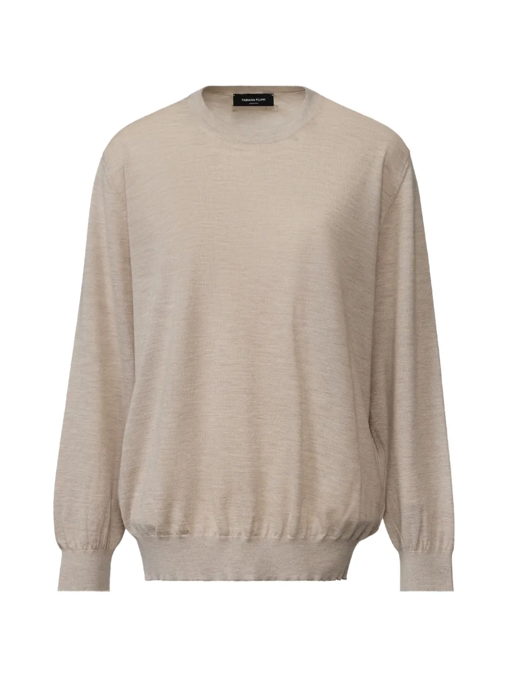Fabiana Filippi crew-neck sweater - Nude