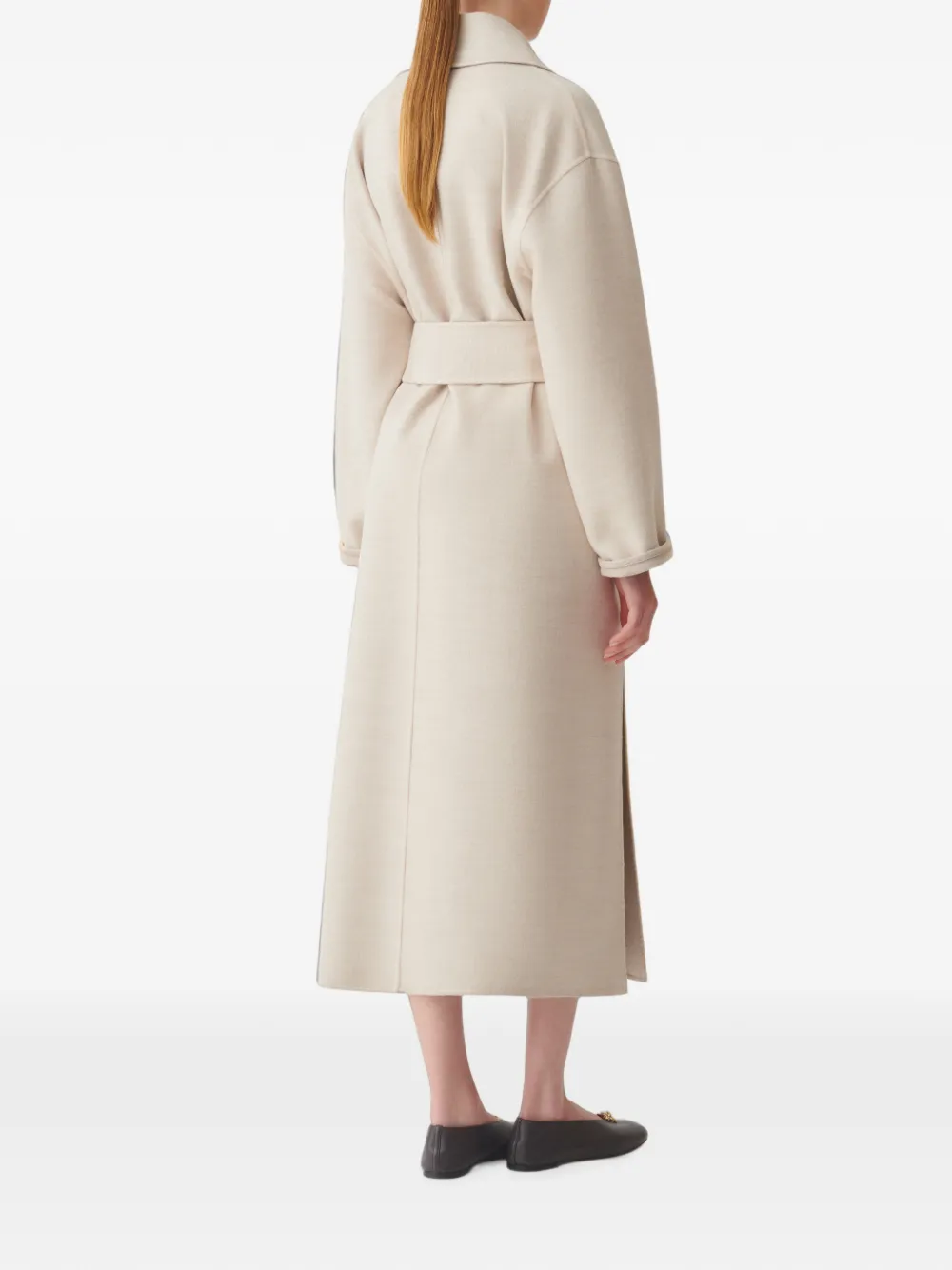 Fabiana Filippi Trenchcoat met ceintuur Beige