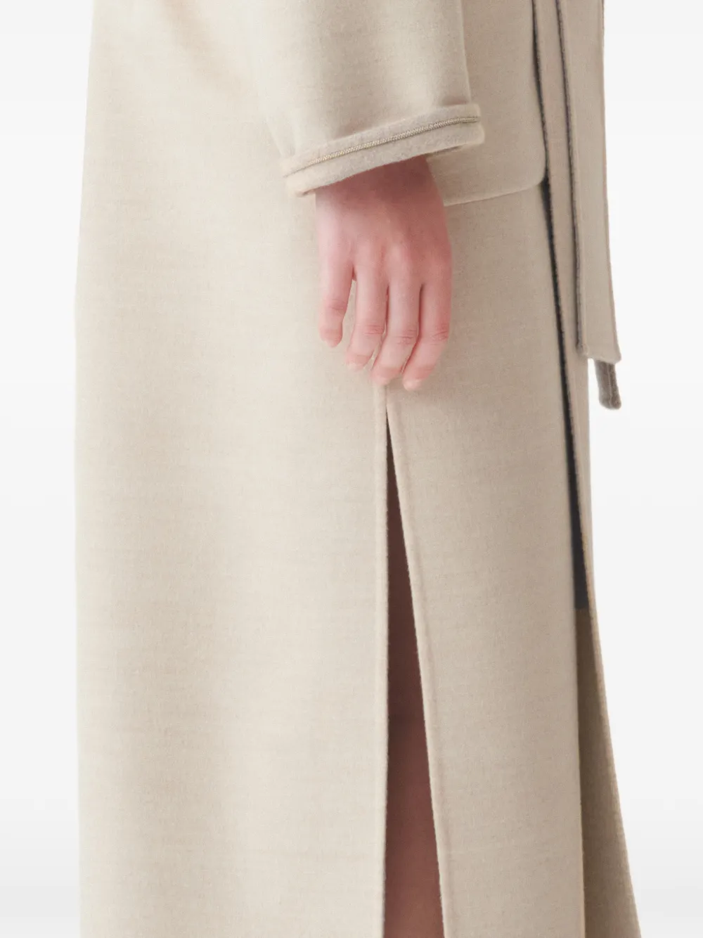 Fabiana Filippi Trenchcoat met ceintuur Beige