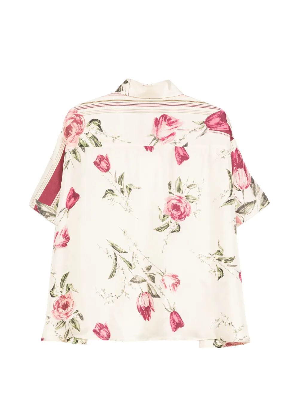 Antonio Marras Overhemd met bloemenprint Beige