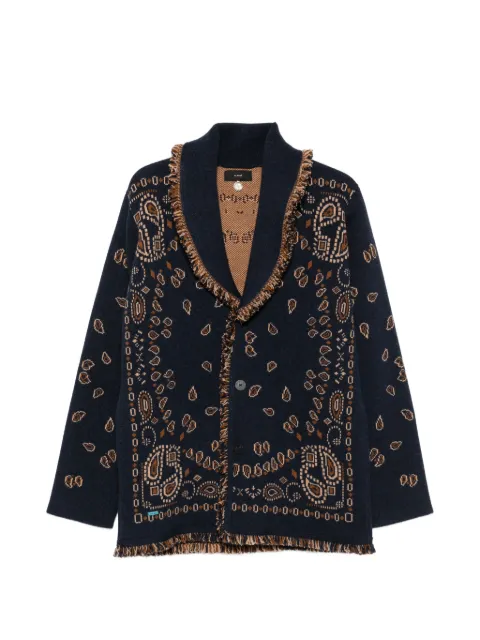 Alanui  paisley-jacquard cardigan