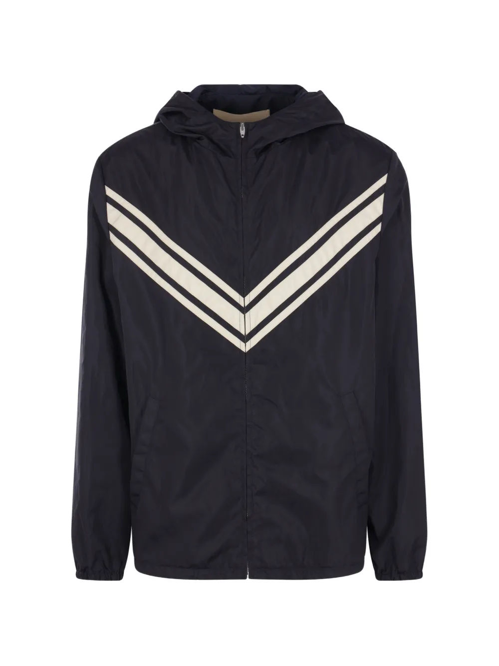 Valentino Garavani chevron-print jacket - Blue