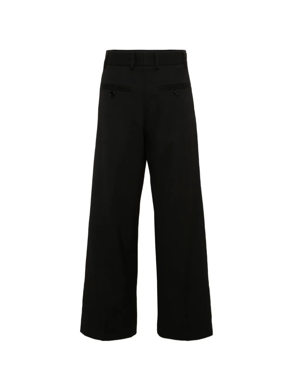MM6 Maison Margiela Kids wide-leg tailored trousers - Nero