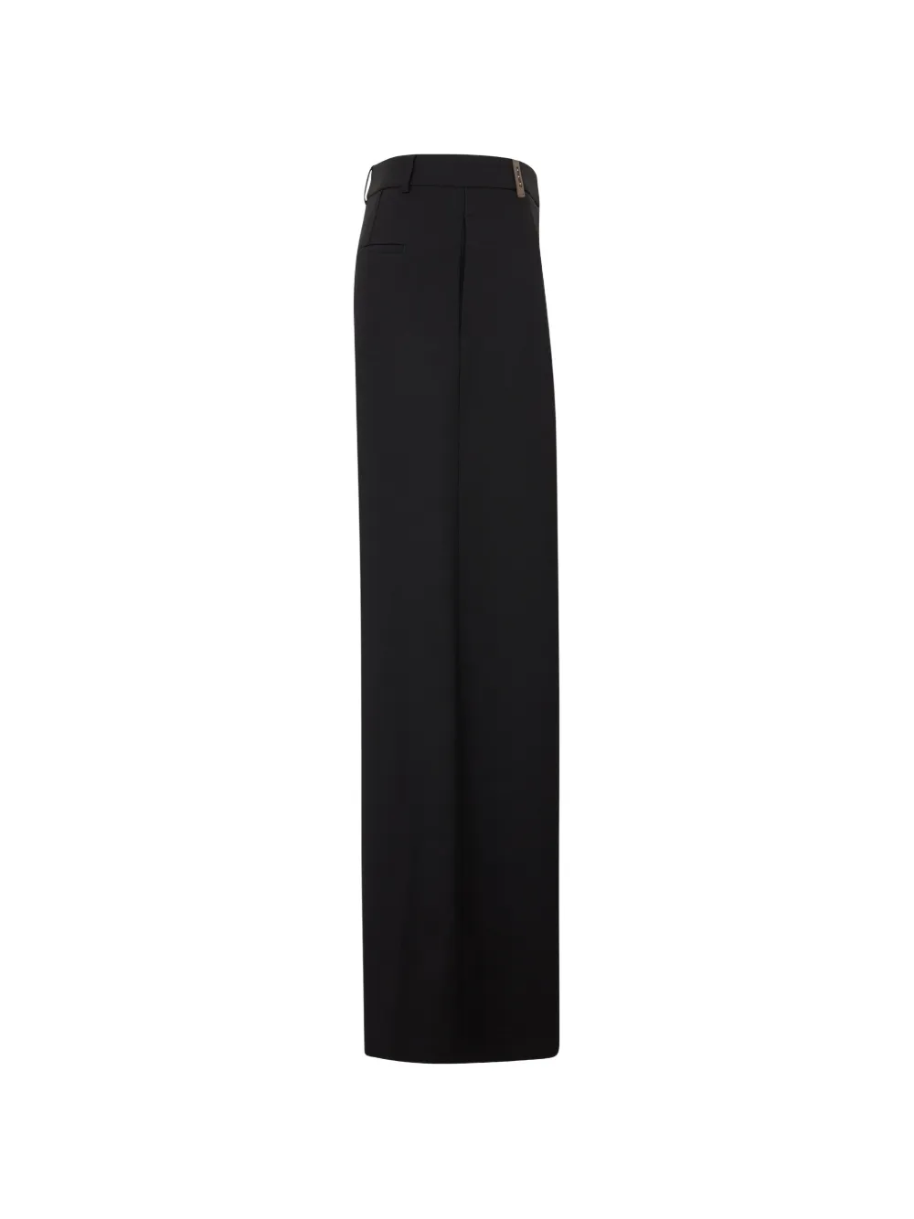 Peserico Plooibroek met wikkel-design Zwart