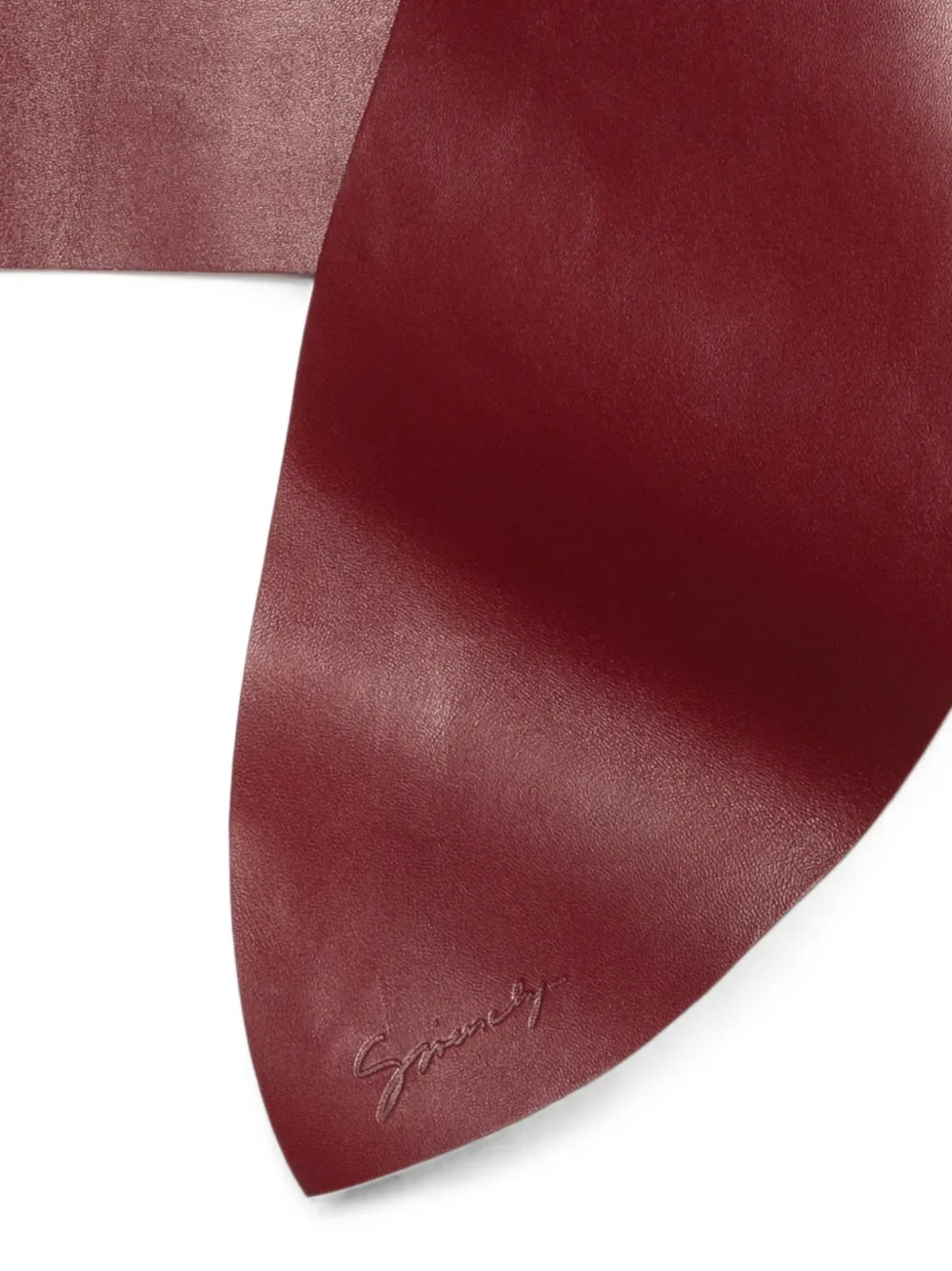 Givenchy Leren sjaal Rood
