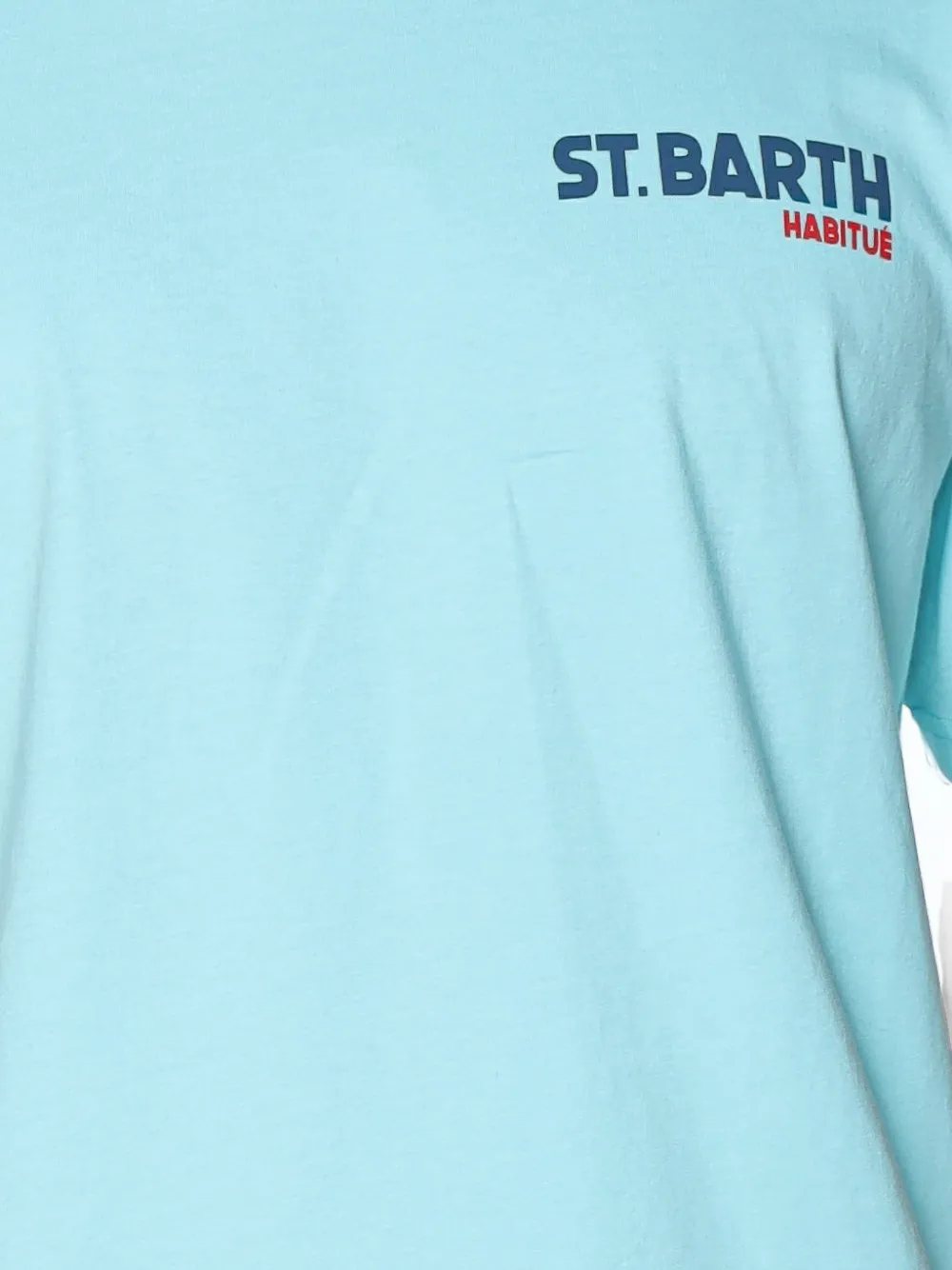 MC2 Saint Barth Portland T-shirt met print Blauw
