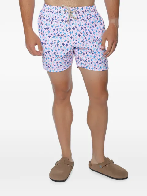 MC2 Saint Barth bañador Lighting Micro Stretch con cordones y estampado de estrella de mar