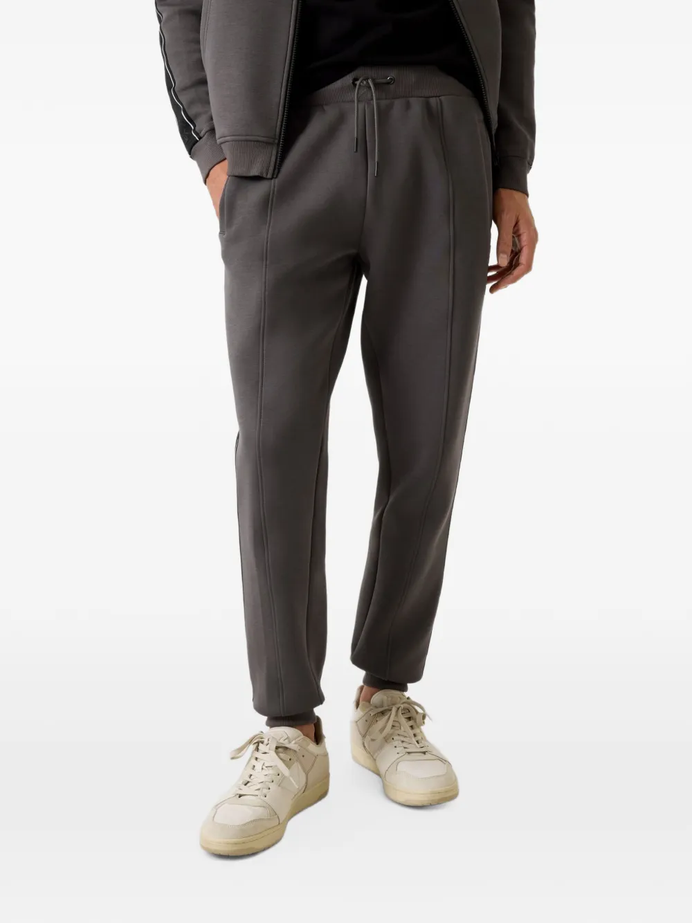 GUESS USA side-logo jogger pants - Grau