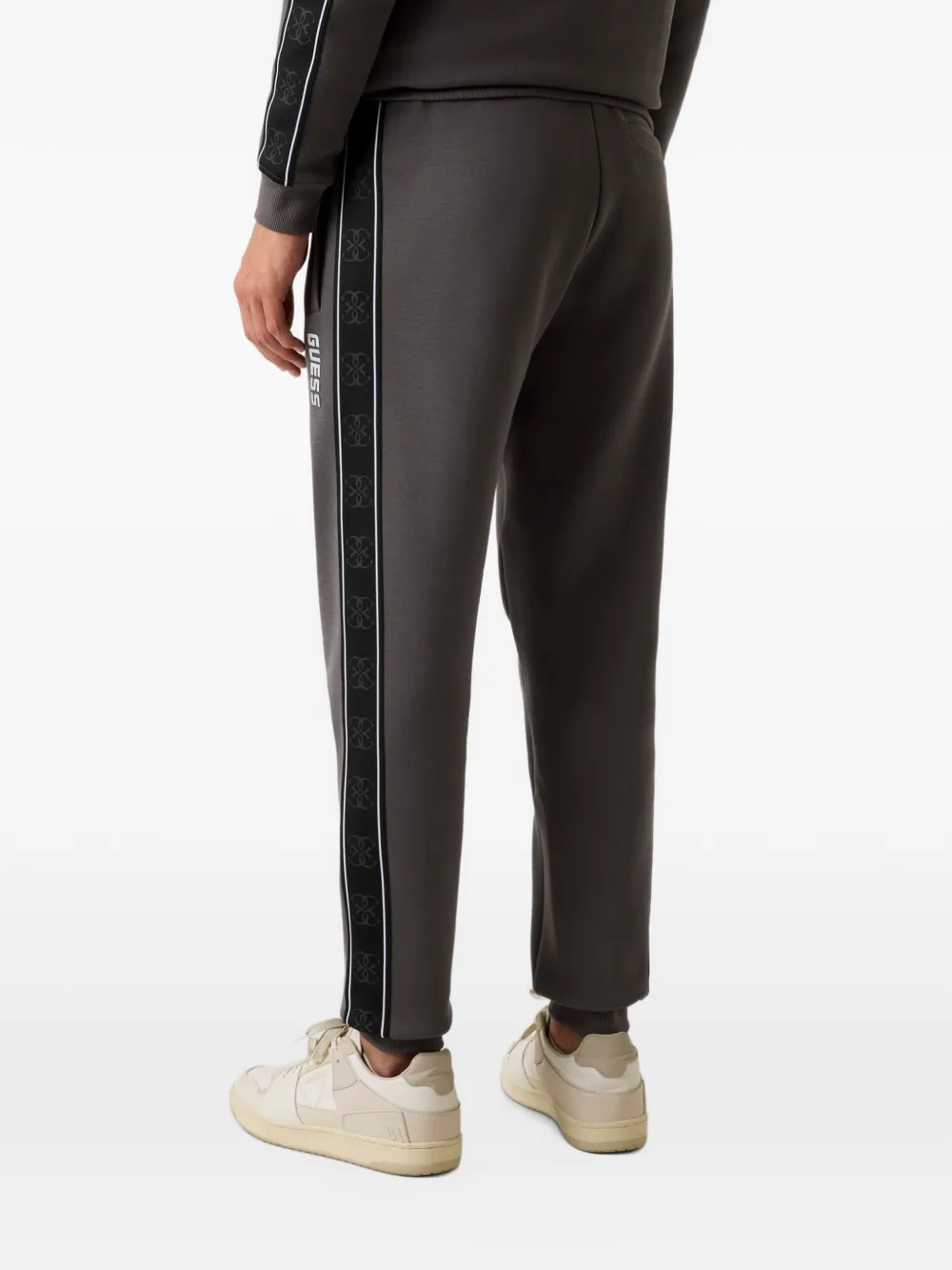 GUESS USA side-logo jogger pants Grijs