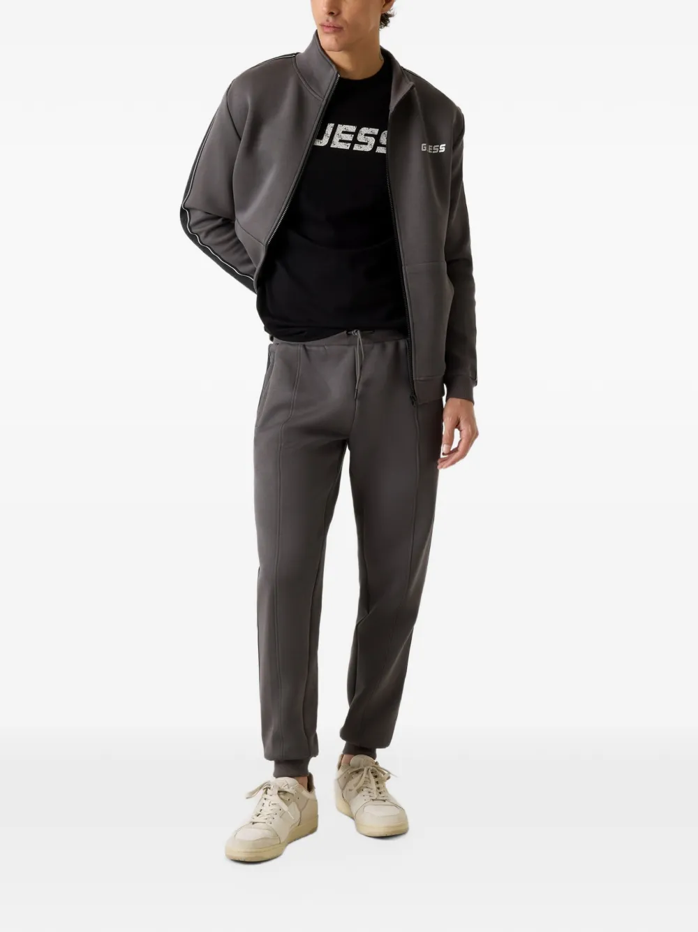 GUESS USA side-logo sweatshirt Grijs