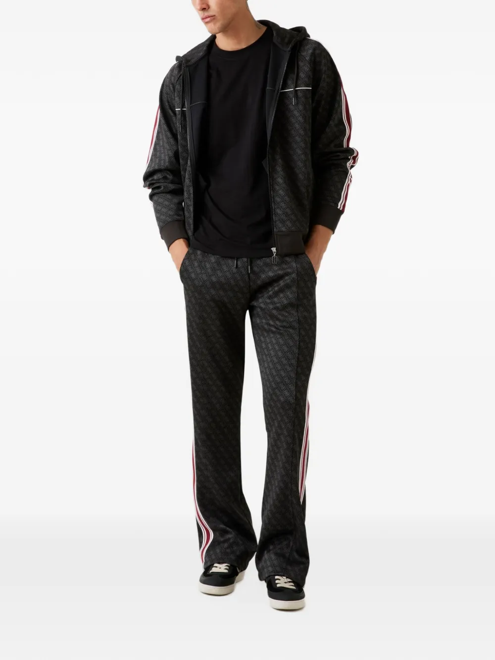 GUESS USA straight-leg sweatpants - Schwarz