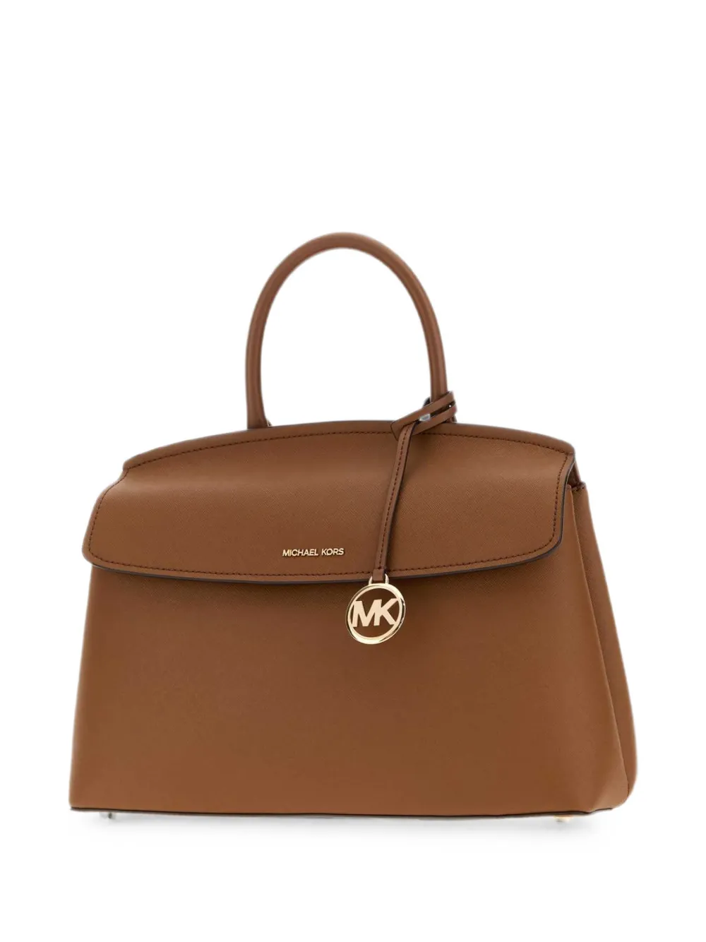 Michael Kors Hamilton logo-plaque leather tote bag Bruin