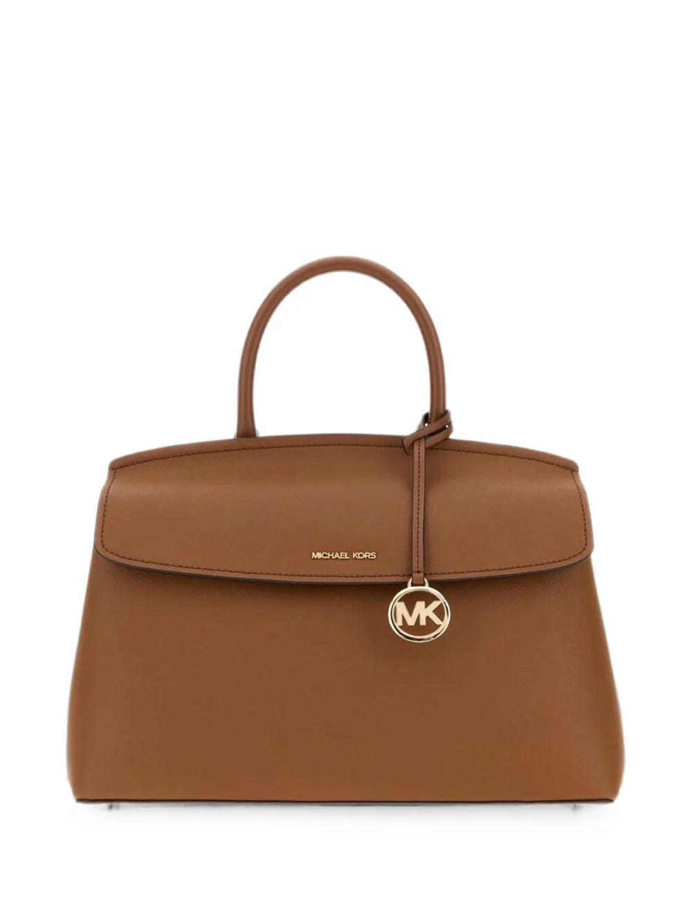 Michael Kors Hamilton logo-plaque leather tote bag Bruin