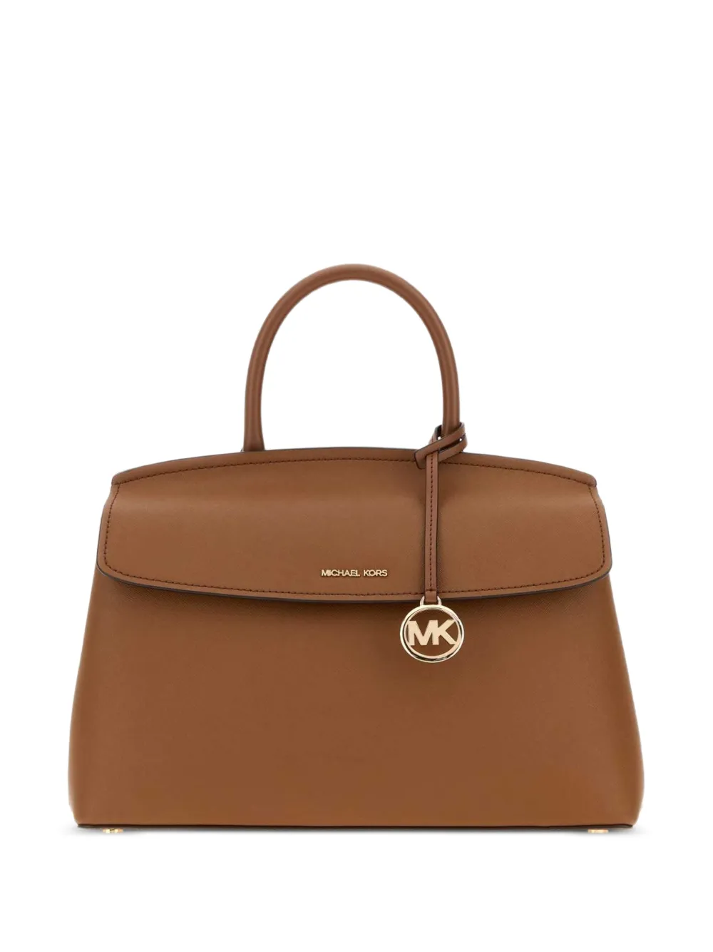 Michael Kors Hamilton logo-plaque leather tote bag Bruin