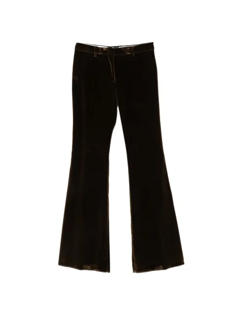 ETRO pantalones acampanados de terciopelo