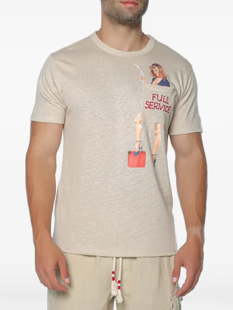 MC2 Saint Barth Ecstasea graphic-print chest-pocket T-shirt
