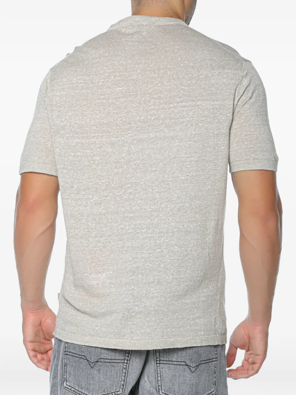 Michael Kors Mouline Jersey T-shirt Grijs