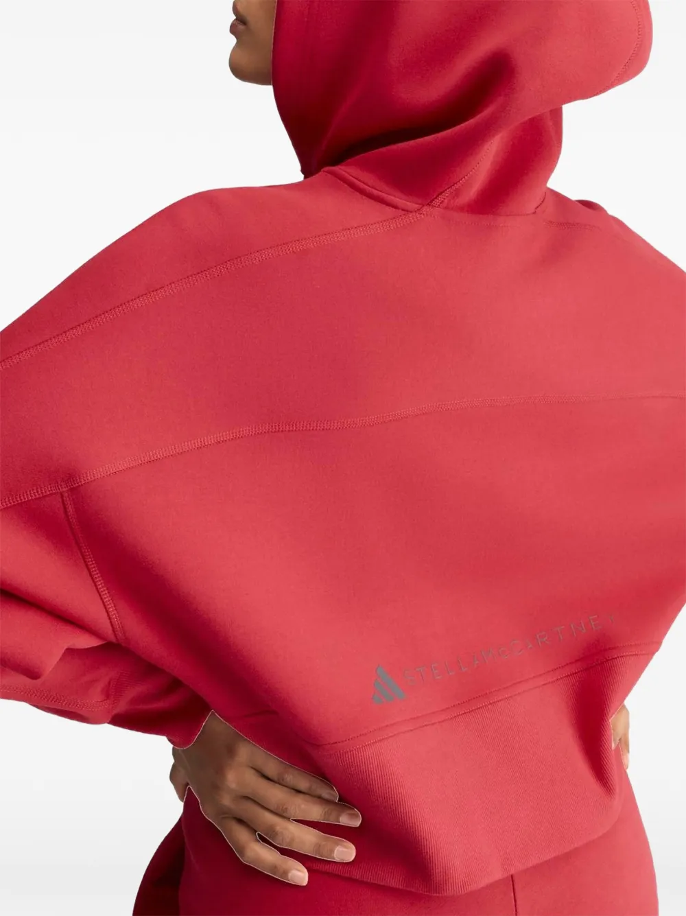 adidas by Stella McCartney Sportswear cropped hoodie Rood