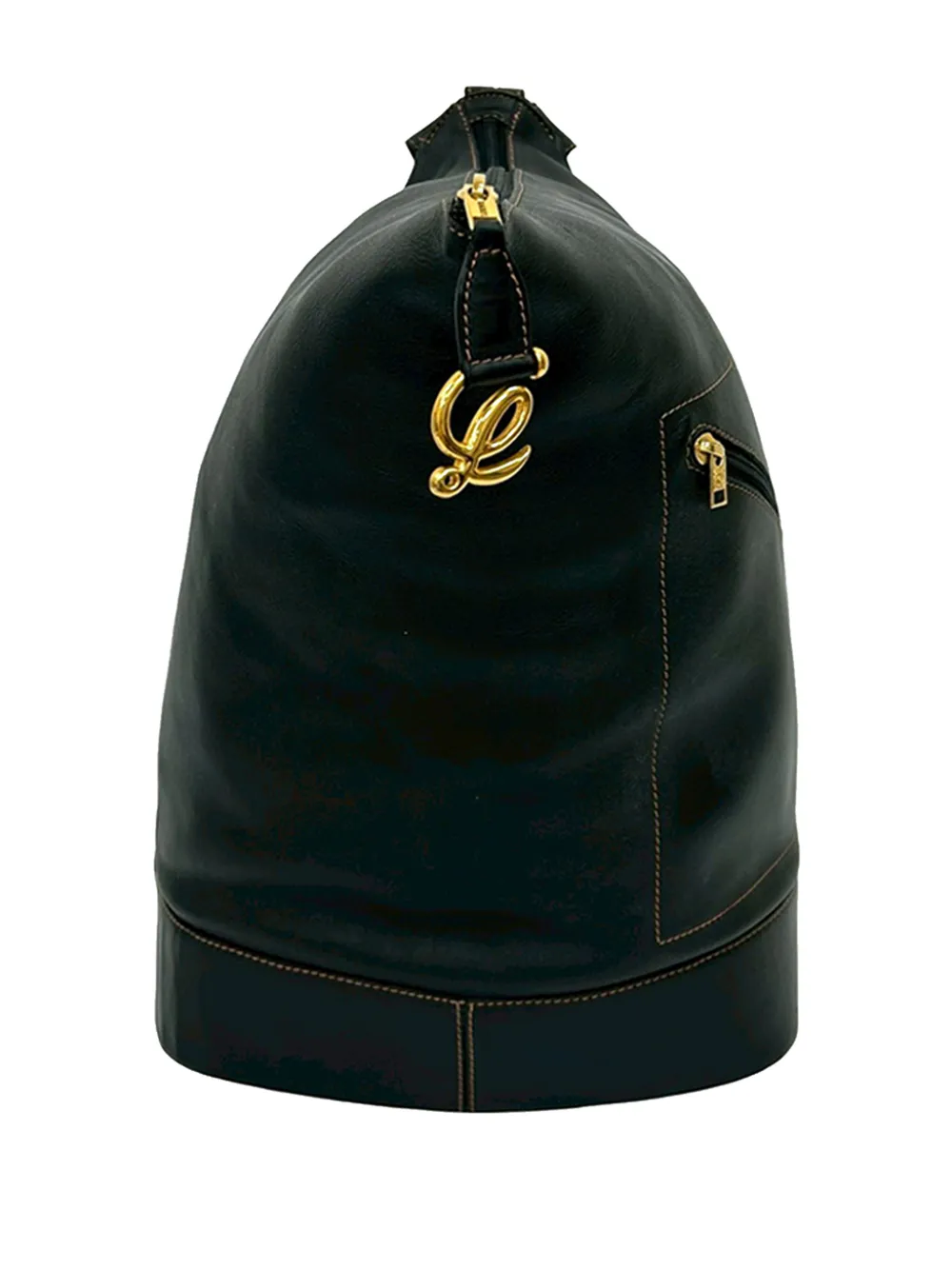 Loewe Pre-Owned 2000-2026 Leather Anton backpack - Nero