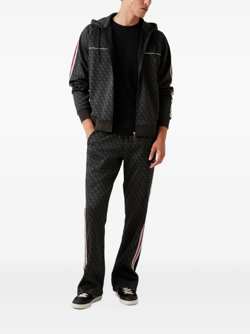 GUESS USA regular-fit 4G logo sweatshirt Zwart