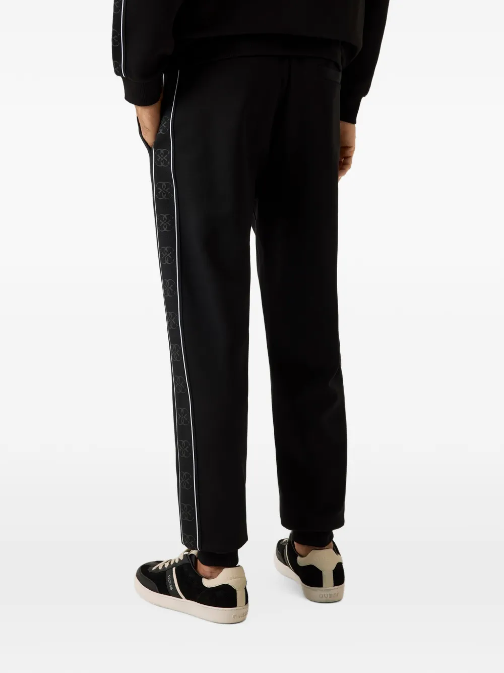 GUESS USA side logo jogger pants Zwart