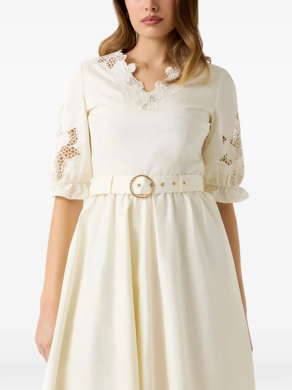 GUESS USA fit-and-flare dress - Nude