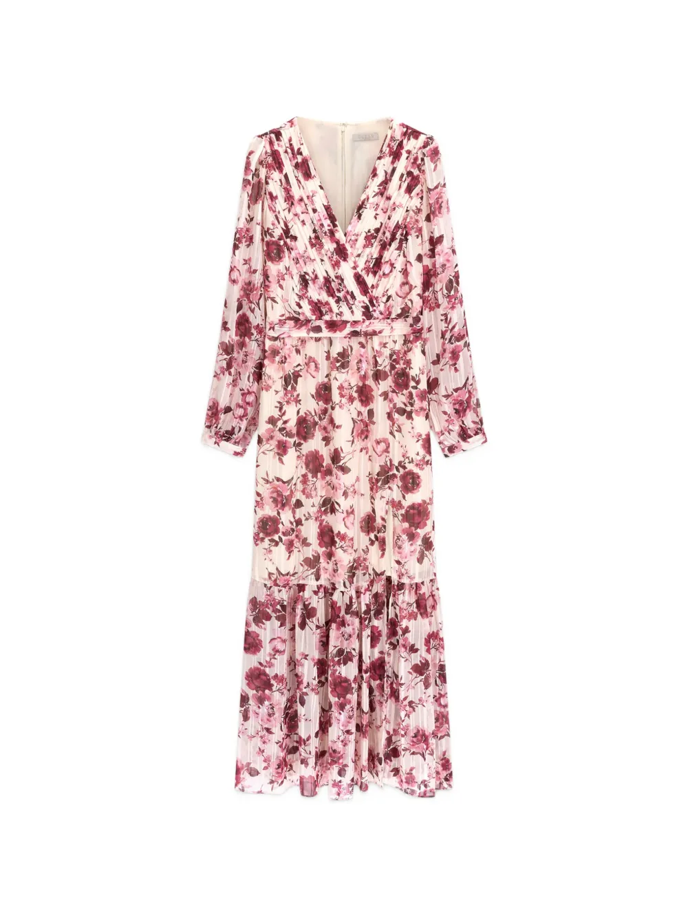 GUESS USA Floral long dress - Nude