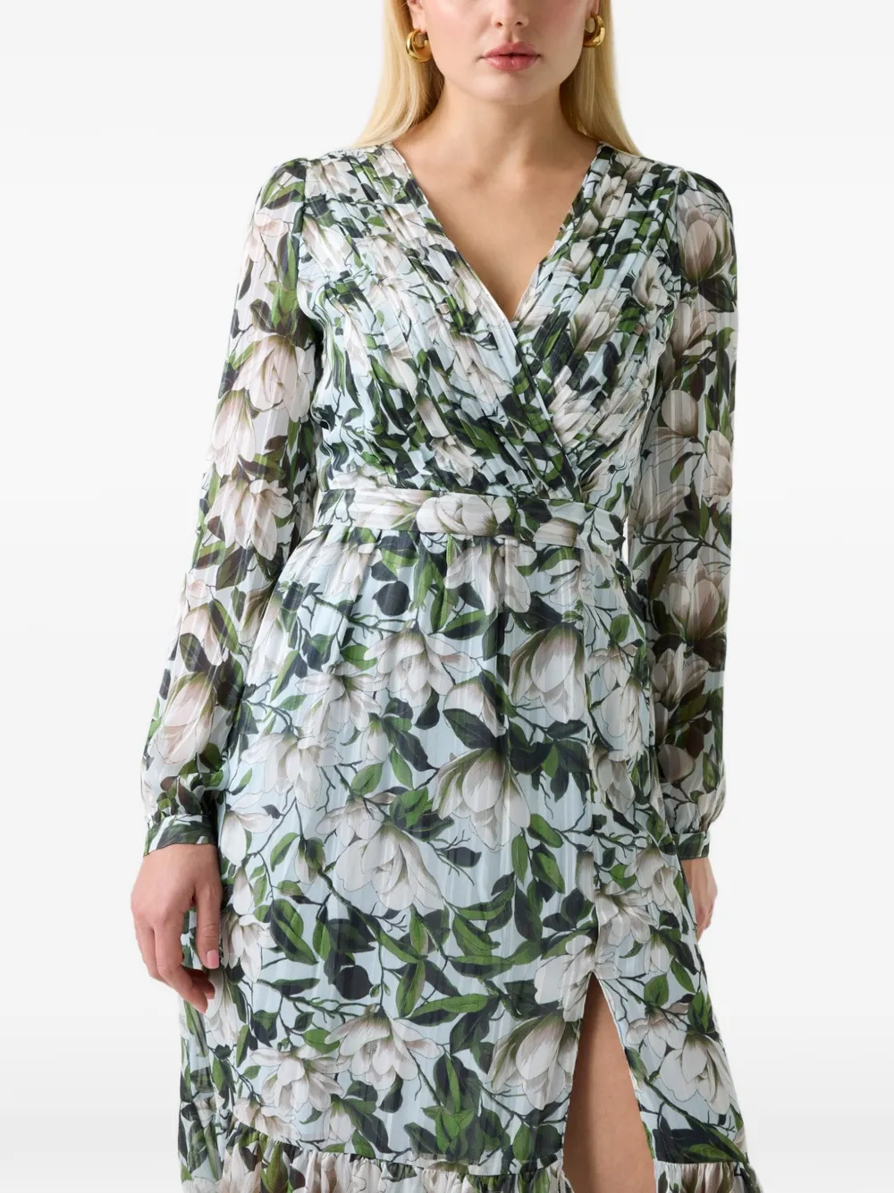 GUESS USA floral long dress - Blau