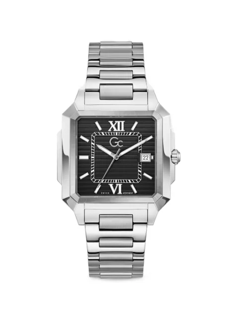 GUESS USA Gc SquareCut metal 41mm watch