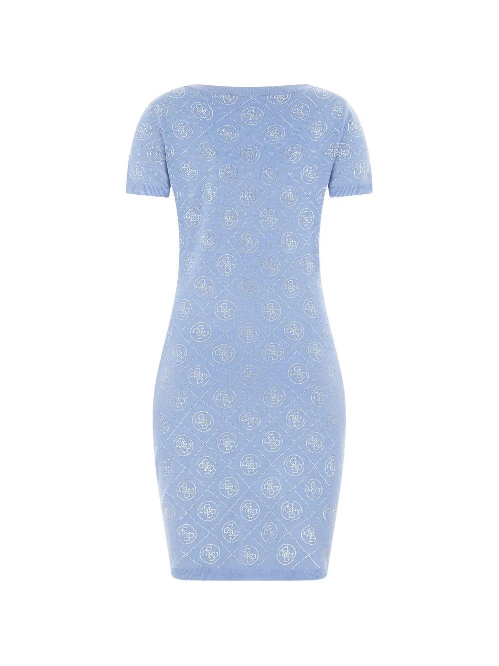 GUESS USA wool-blend rhinestones dress Blauw