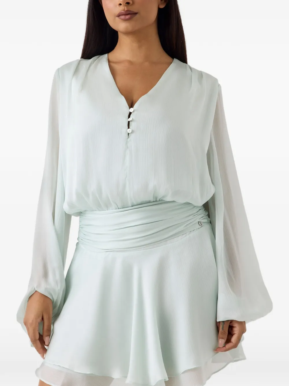 GUESS USA flared mini dress Groen