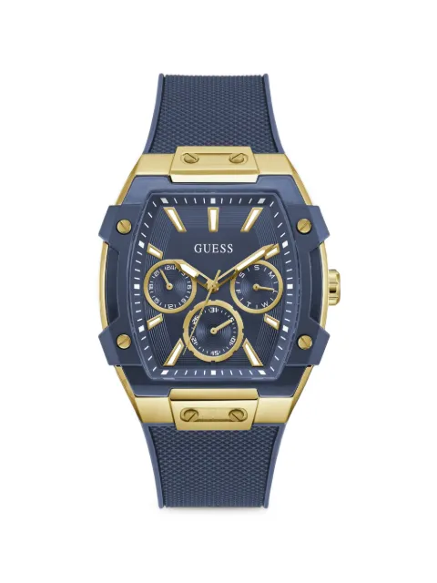 GUESS USA stilicone 43.5 mm multifunction watch