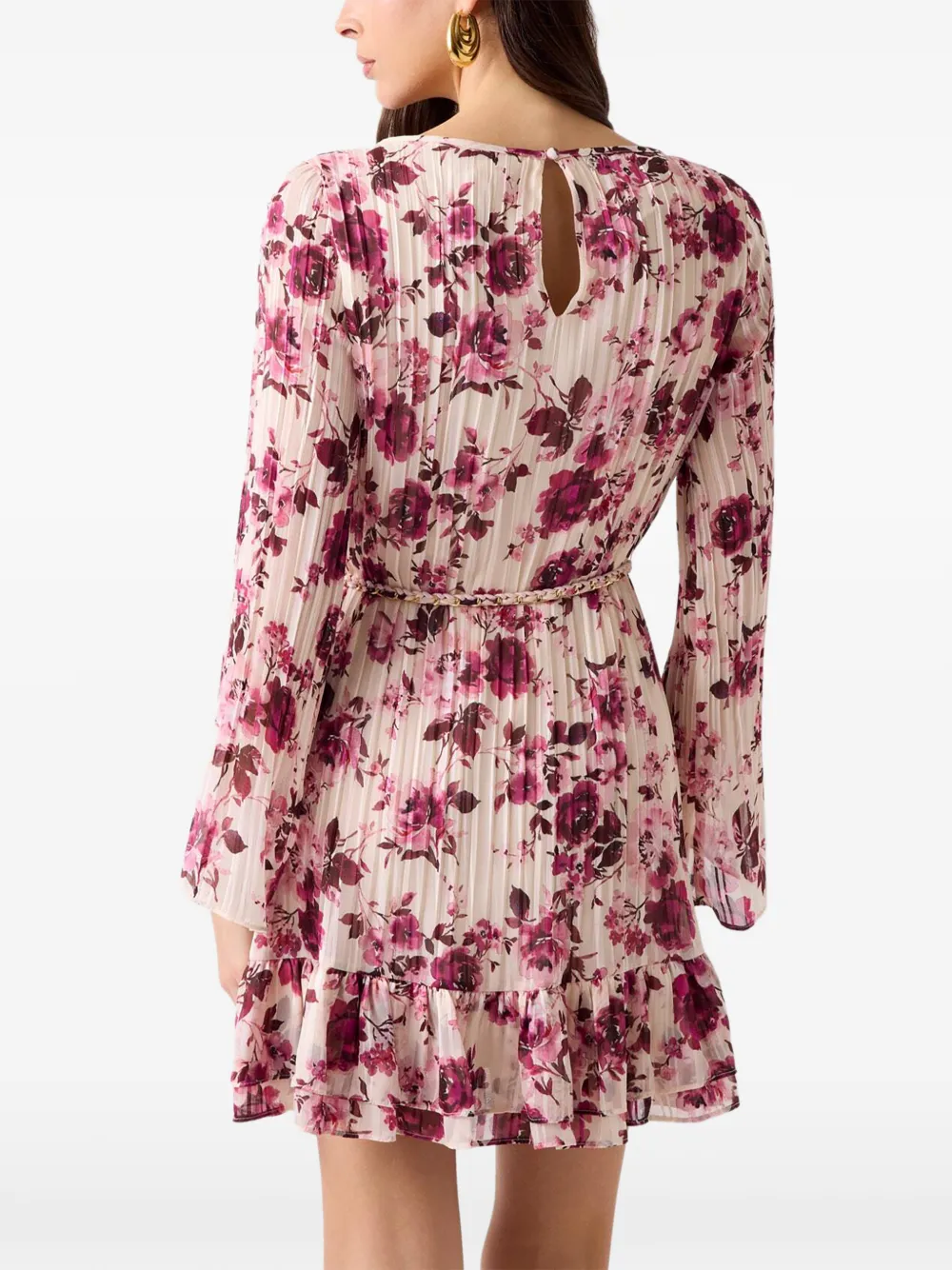 GUESS USA floral mini dress Beige