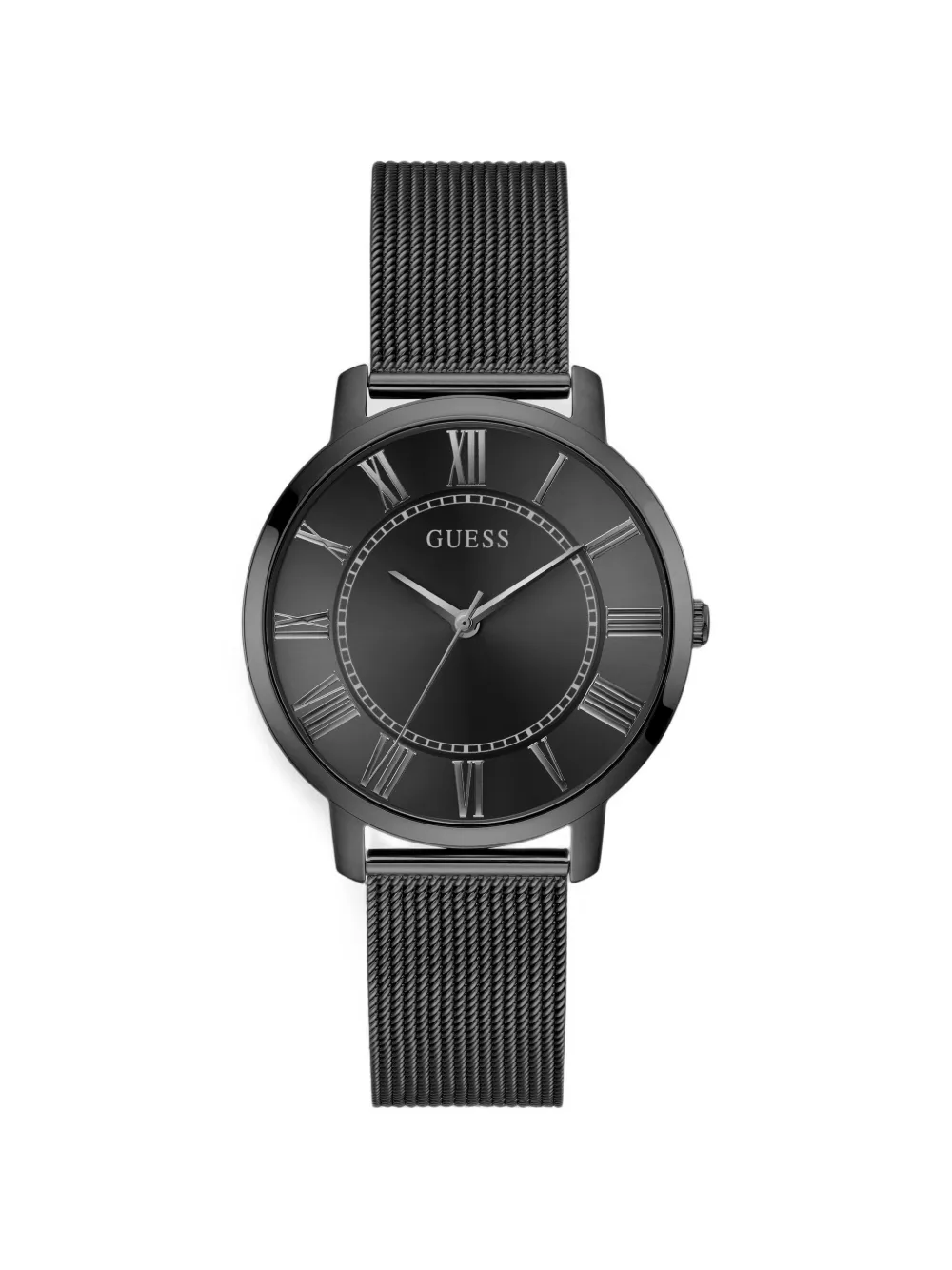 GUESS USA Roman numeral 44mm watch - Schwarz